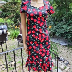 Cherry Pin up Vintage Dress